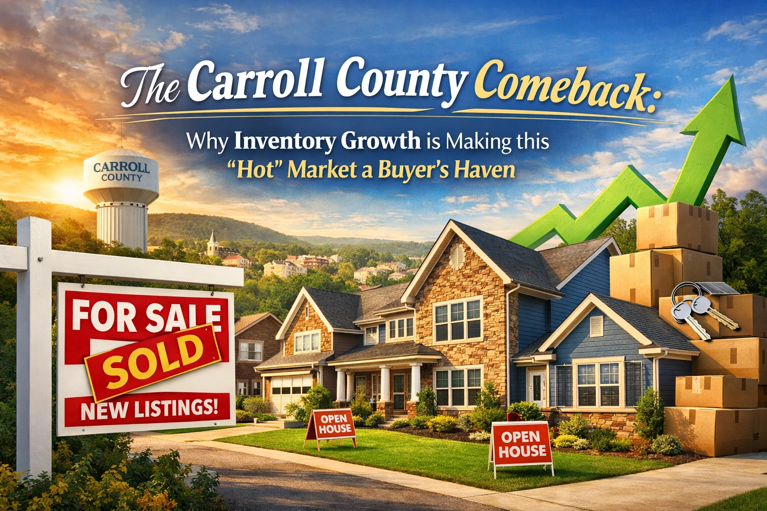 The Carroll County Comeback: Why Inventory Growth is Making this ‘Hot’ Market a Buyer’s Haven