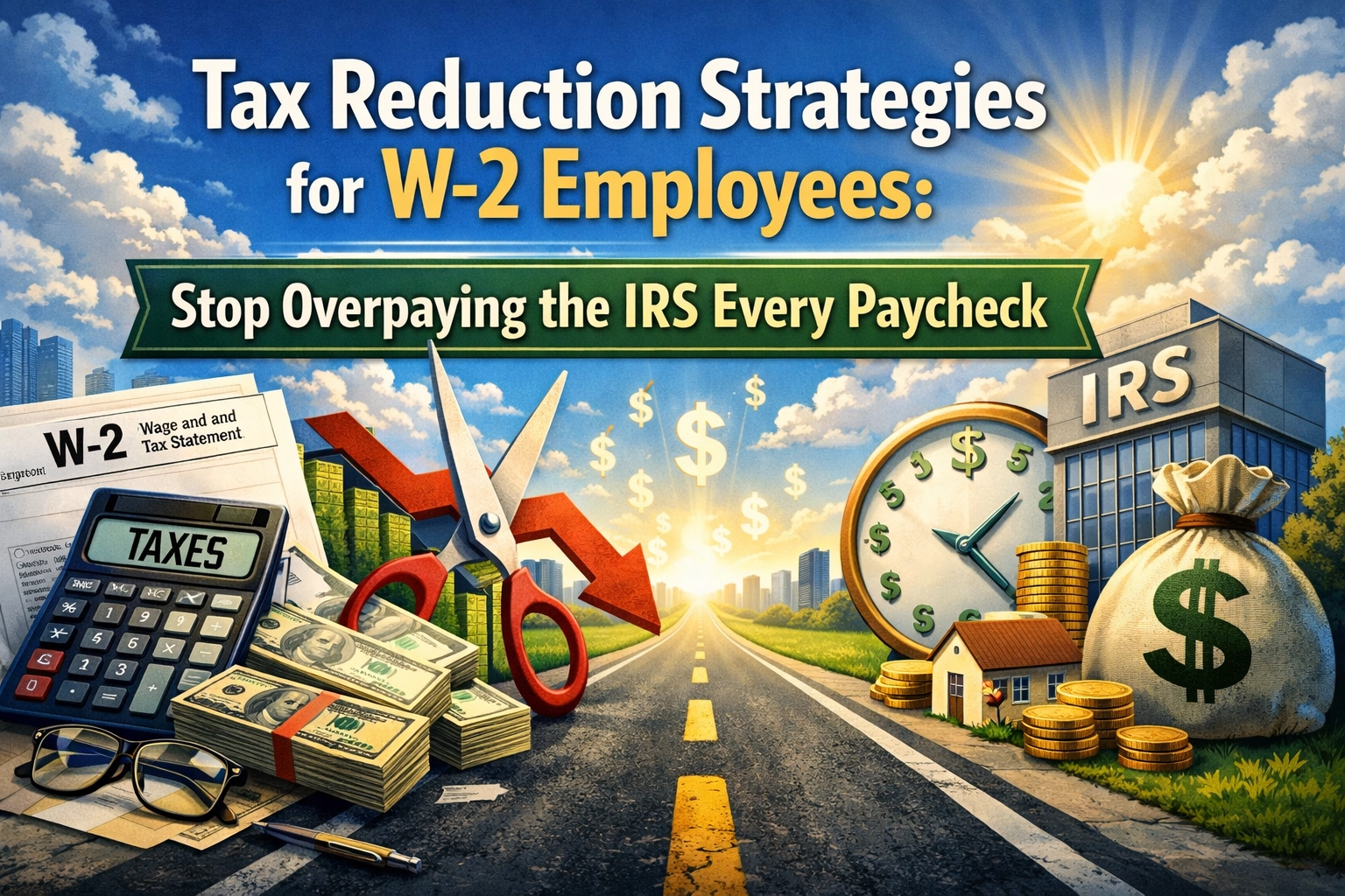 Tax Reduction Strategies for W-2 Employees: Stop Overpaying the IRS Every Paycheck