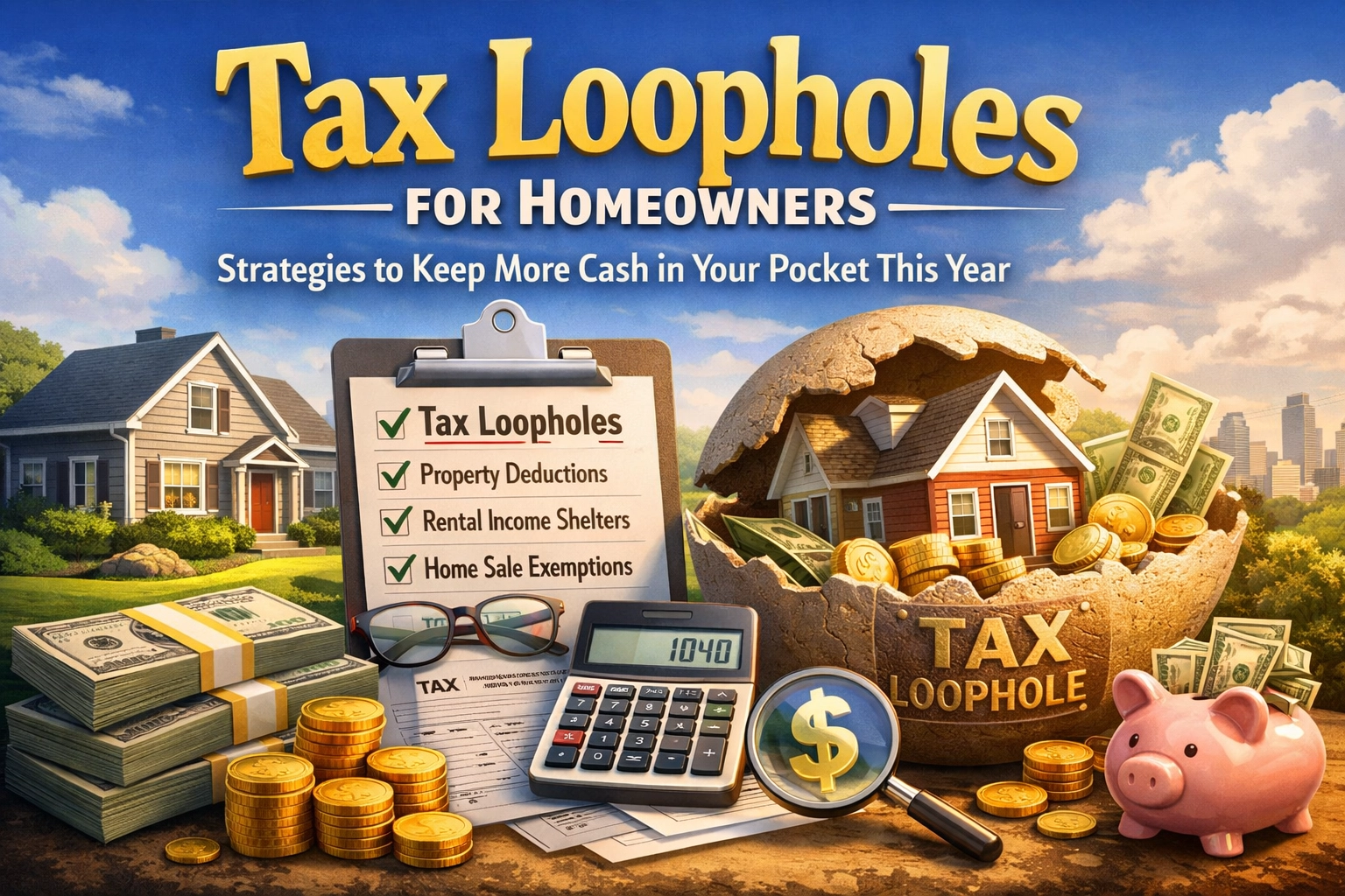 Tax Loopholes for Homeowners: Strategies to Keep More Cash in Your Pocket This Year
