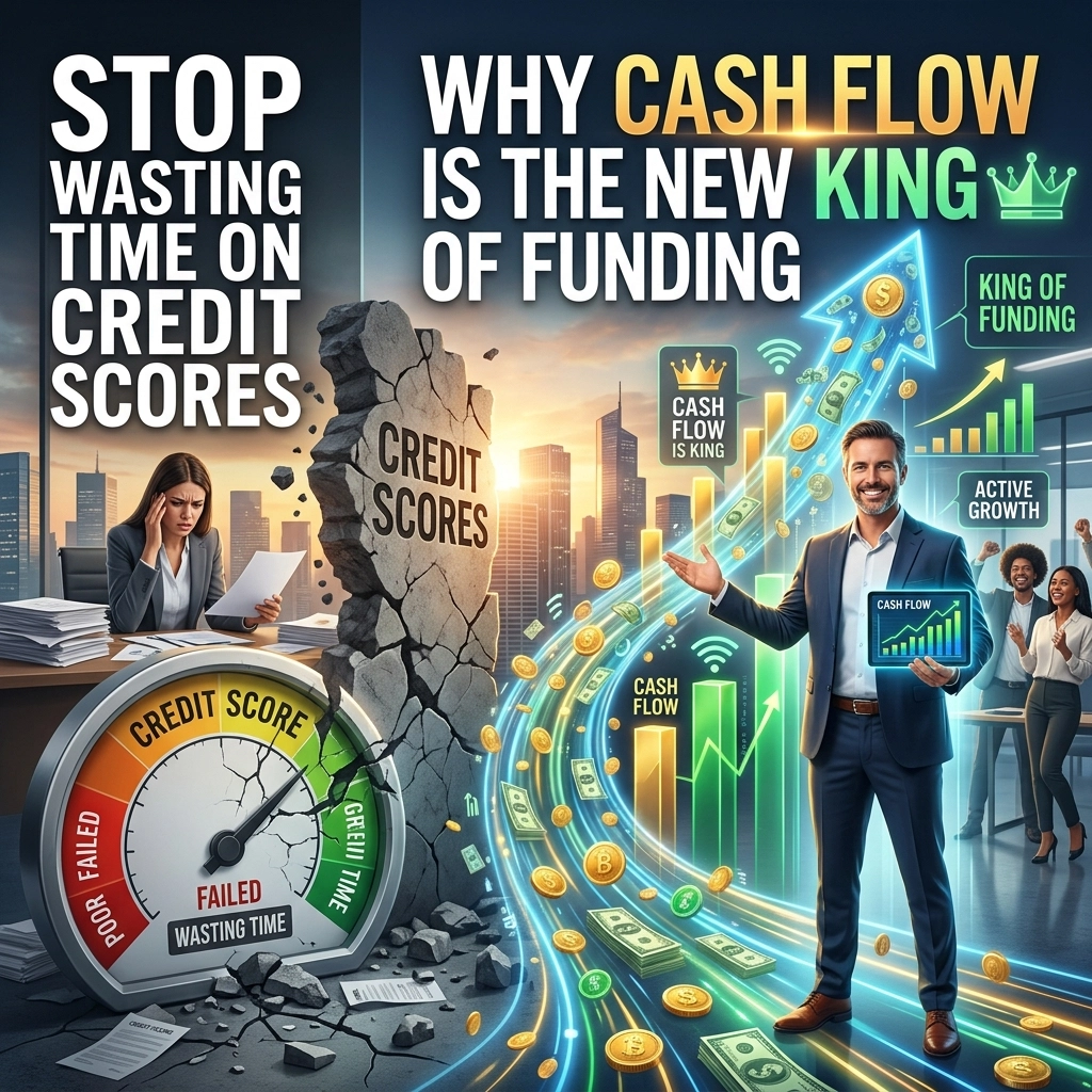 Stop Wasting Time on Credit Scores: Why Cash Flow is the New King of Funding